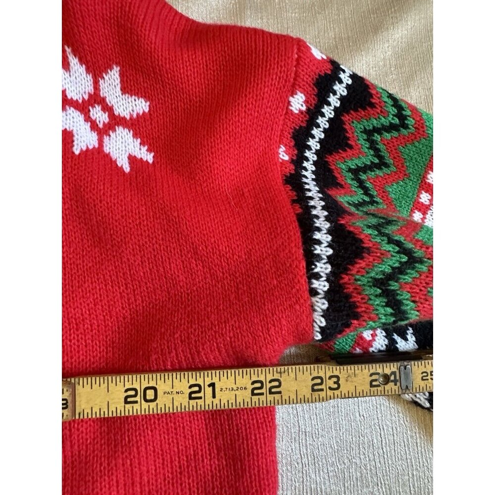 No‎ Boundaries Women Santa Saw Your Insta Pics, Ugly Christmas Sweater Large - Picture 6 of 7